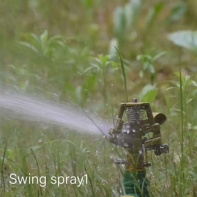 360° Metal Pulsating Lawn Sprinkler – 1/2 & 3/4 Inch Garden