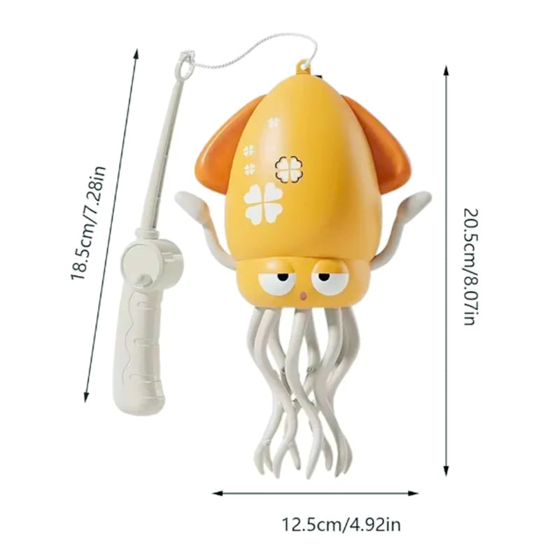 Magical Dancing Octopus Toy Octopus for Children Electric Puzzle for Boys and Girls Baby Learning To Walk Creatively Practical Peaceful Pleasures Health and Wellness YELLOW