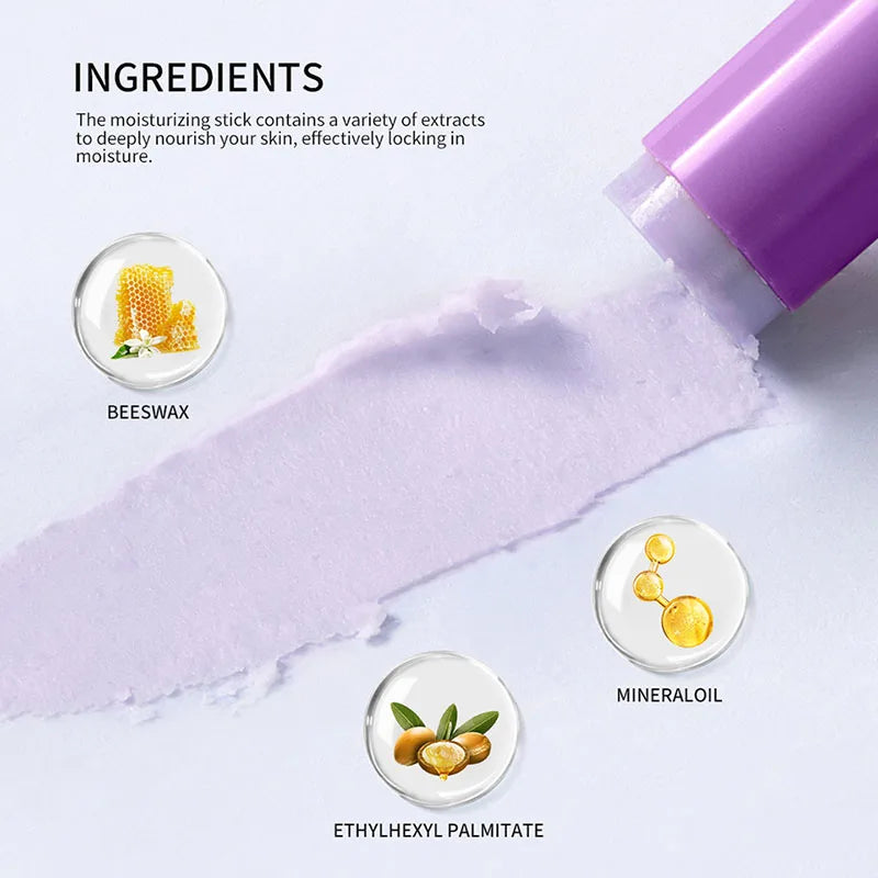 Ice Cool Moisturizing Face Stick – Eyes, Lips & Skin Hydration Face Moisturizer Stick Peaceful Pleasures Health and Wellness