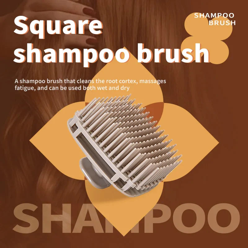 Silicone Scalp Massage Shampoo Brush – Men & Women