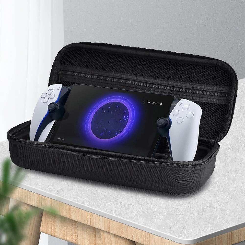 Bag For PS Portal Case Travel Carrying Case Handheld Game Console Protective Hard Bag For PlayStation 5 Portal Console Accessory Peaceful Pleasures Health and Wellness