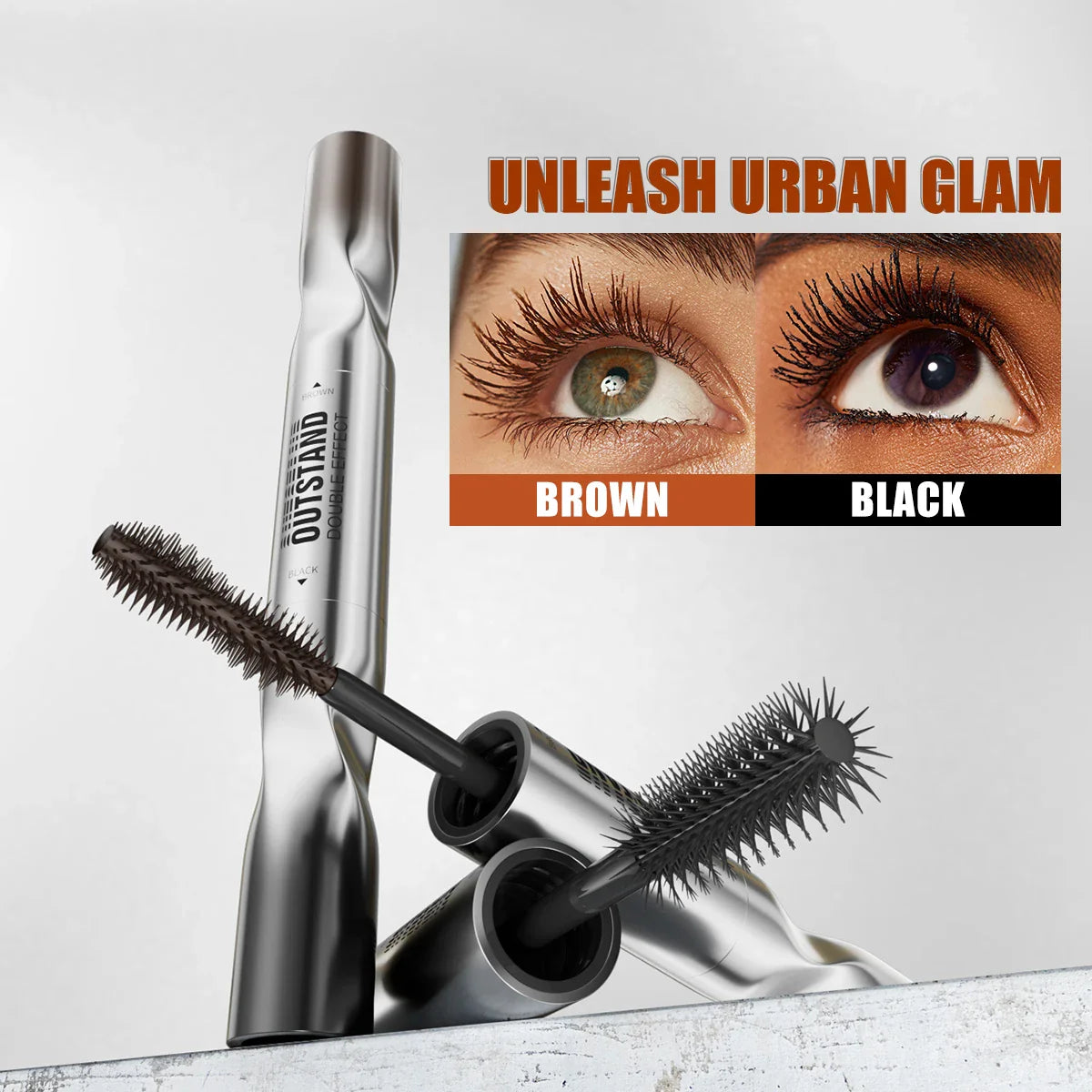 Waterproof Curling Mascara – Smudge-Proof | Black & Green Shades