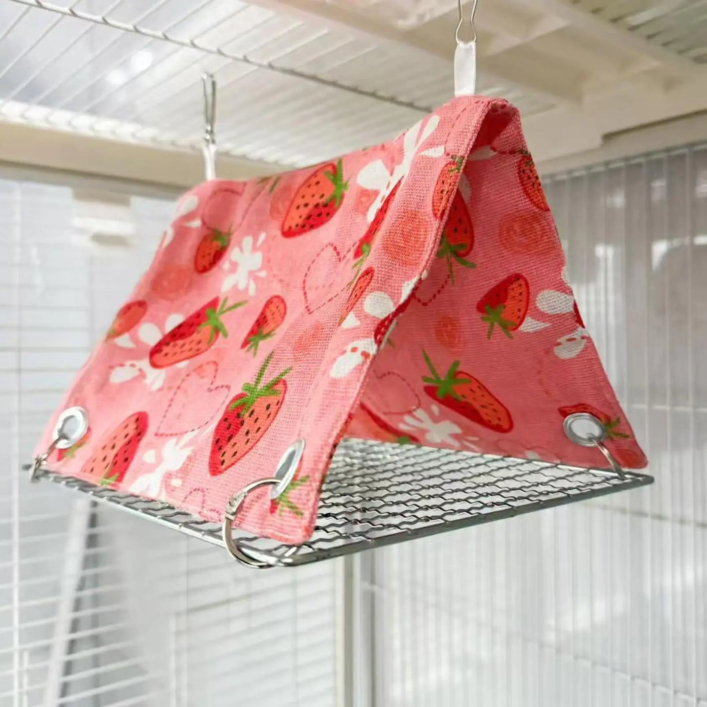 Bird Hammock Cage Nest – Hanging Bed for Parrots & Small Pets