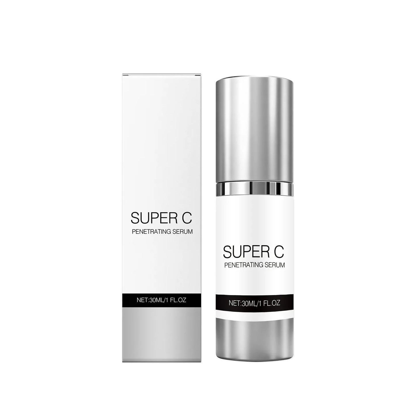 Vitamin C Facial Serum Mild Moisturize Deep Penetrating Improve Fine Line Relief Rough Strengthen Skin Barrier Skincare Essence Peaceful Pleasures Health and Wellness 30ml Boxed