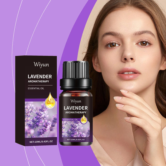 WIYUN Lavender Essential Oil for Face, Skin & Hair Care Lavender Care Oil Peaceful Pleasures Health and Wellness