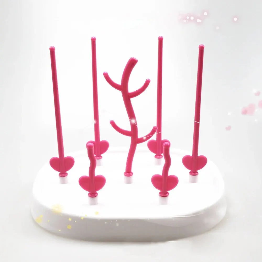 Tree-Shaped Baby Bottle Drying Rack | Detachable & Compact
