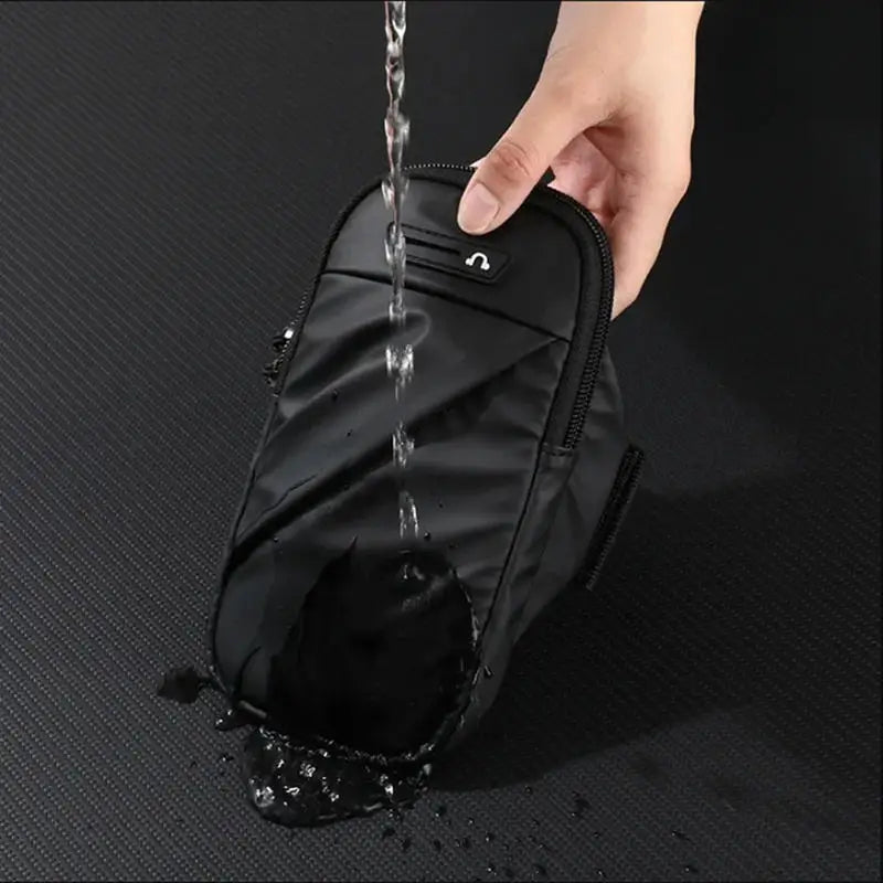 Running Phone Armband Bag Waterproof Sports Jogging Case Cover for Mobile Phone Multifunctional Arm Bag Peaceful Pleasures Health and Wellness
