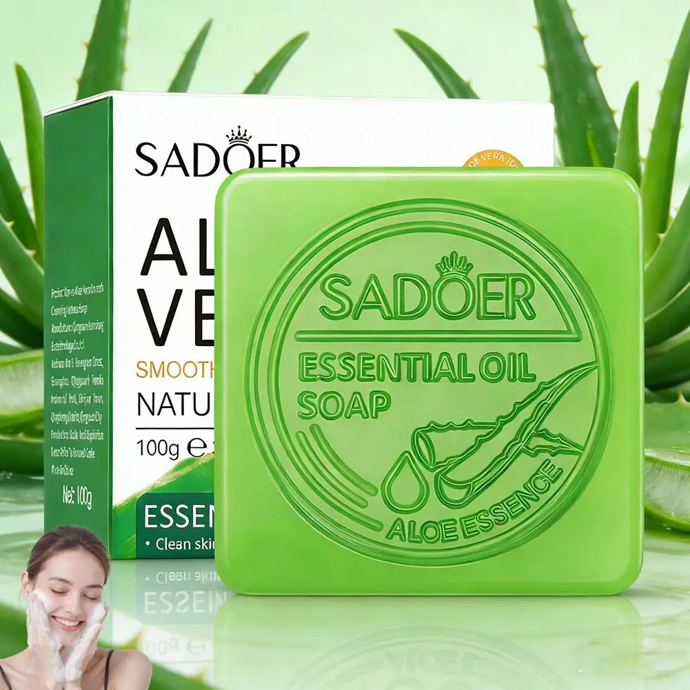 Aloe Vera Handmade Soap Bar – Moisturizing Face & Body Cleanser