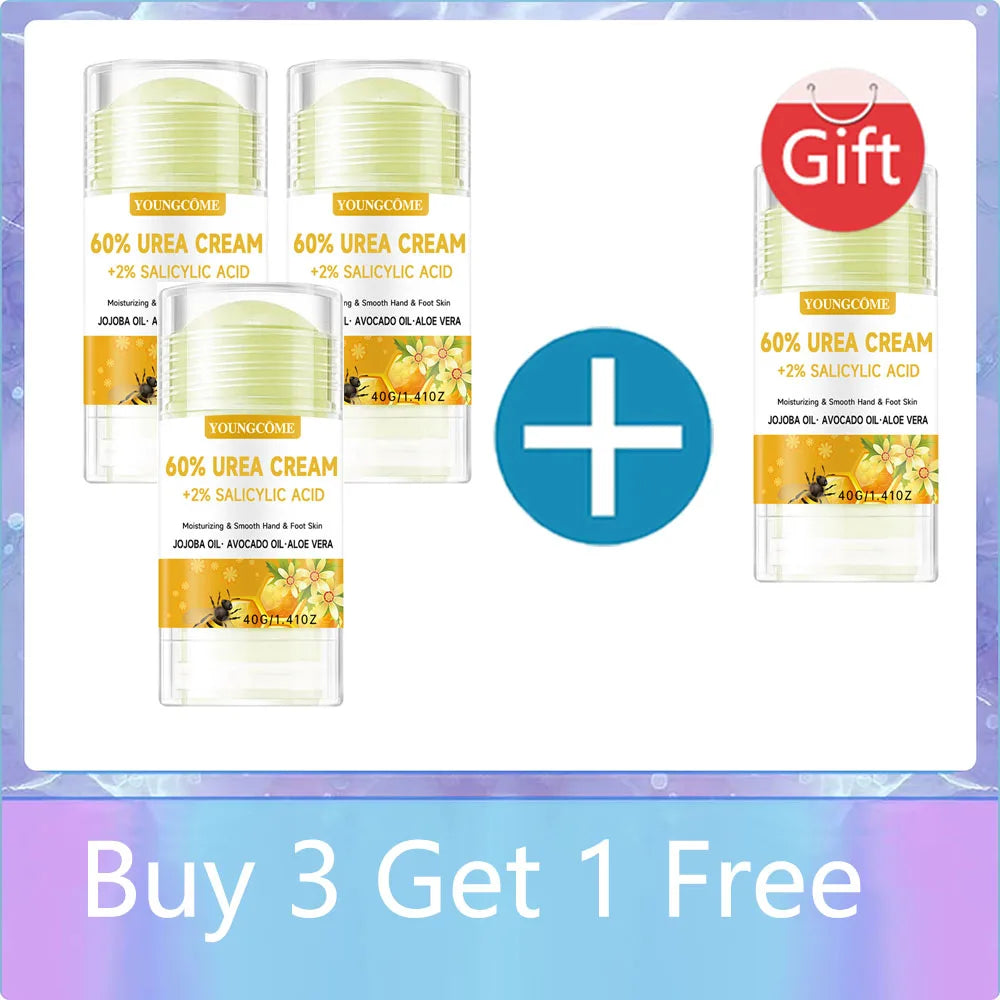 YOUNGCOME 60% Urea Body Cream – Exfoliating & Hydrating, 40g