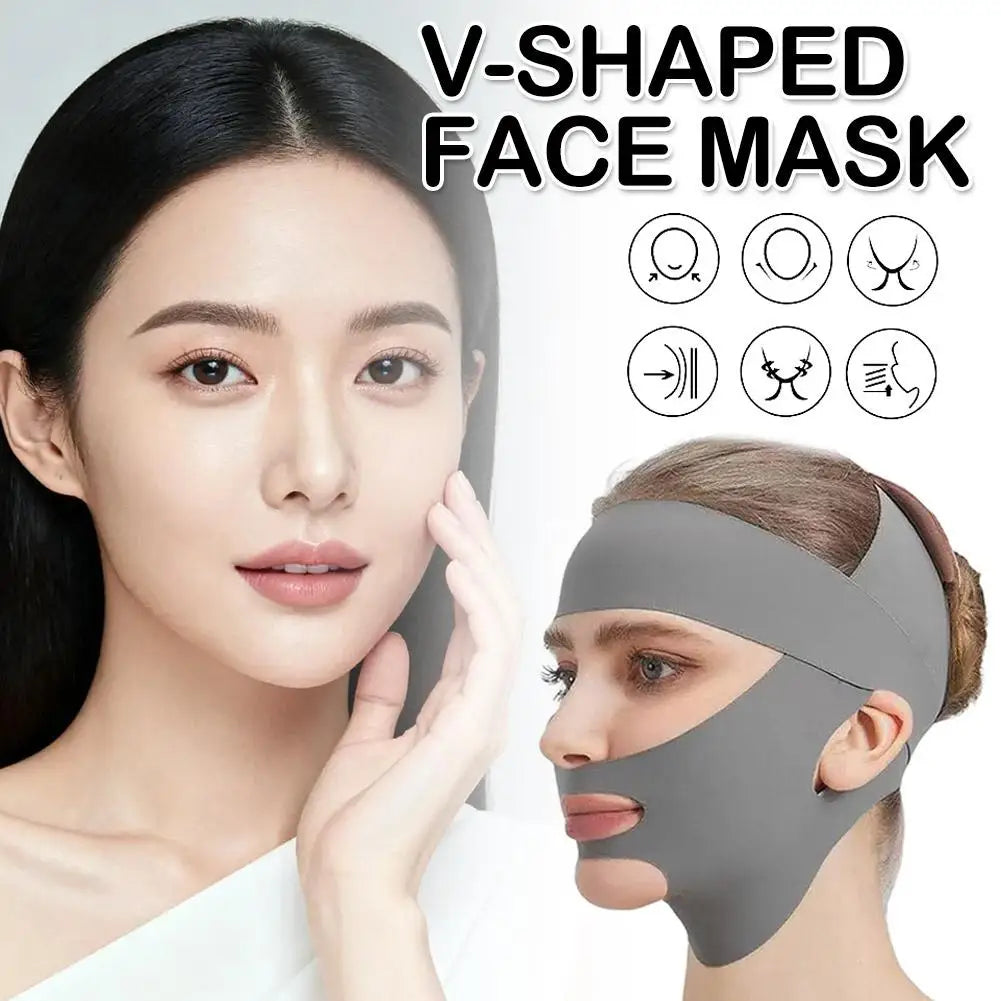 Facial Shaping Band V Line Face Shaper Double Chin Reducer Face Slimming Bandage Shape Lift Face Thining Band Massage Slimmer Peaceful Pleasures Health and Wellness