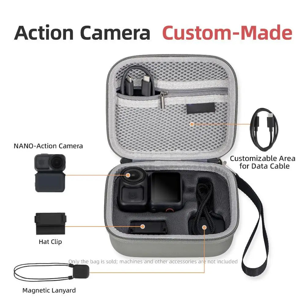 DJI Osmo Nano Hardshell Carrying Case – PU Travel Bag