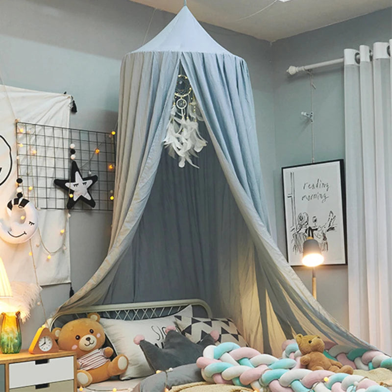 Kids Dome Bed Canopy Castle Play Tent & Mosquito Net