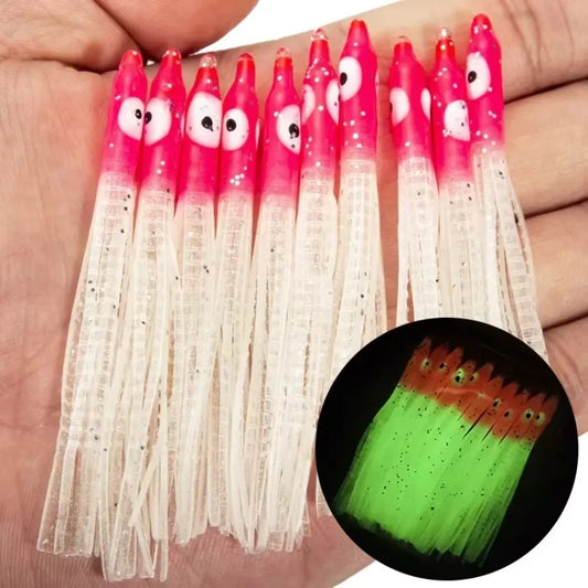 Biomimetic Bait Monochrome Flash Octopus Fakebait Needle Shaped Road Peaceful Pleasures Health and Wellness