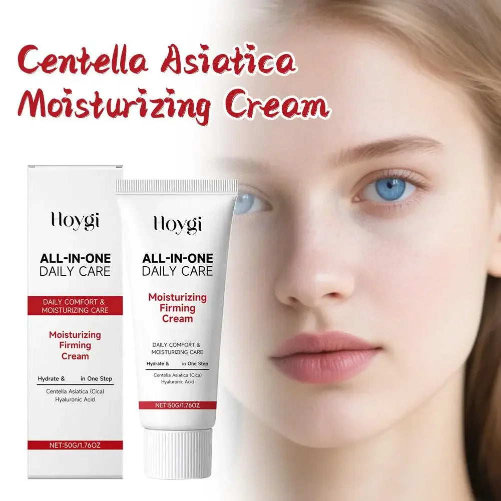 50ml Centella Moisturizing Cream Hyaluronic Acid Calming Shrink Pores Daily Nourishing Cream Strengthen Barrier Daily Skin Care Peaceful Pleasures Health and Wellness