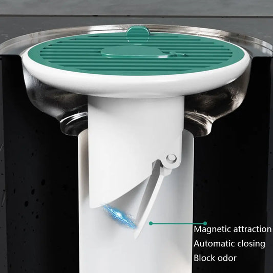 Whale Magnetic Shower Drain Stopper & Odor-Block Hair Trap Drain Stopper Oasis Select