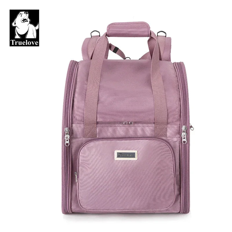 Truelove Multi-Function Foldable Pet Travel Backpack | TLX1971 Peaceful Pleasures Health and Wellness Purple China Mainland