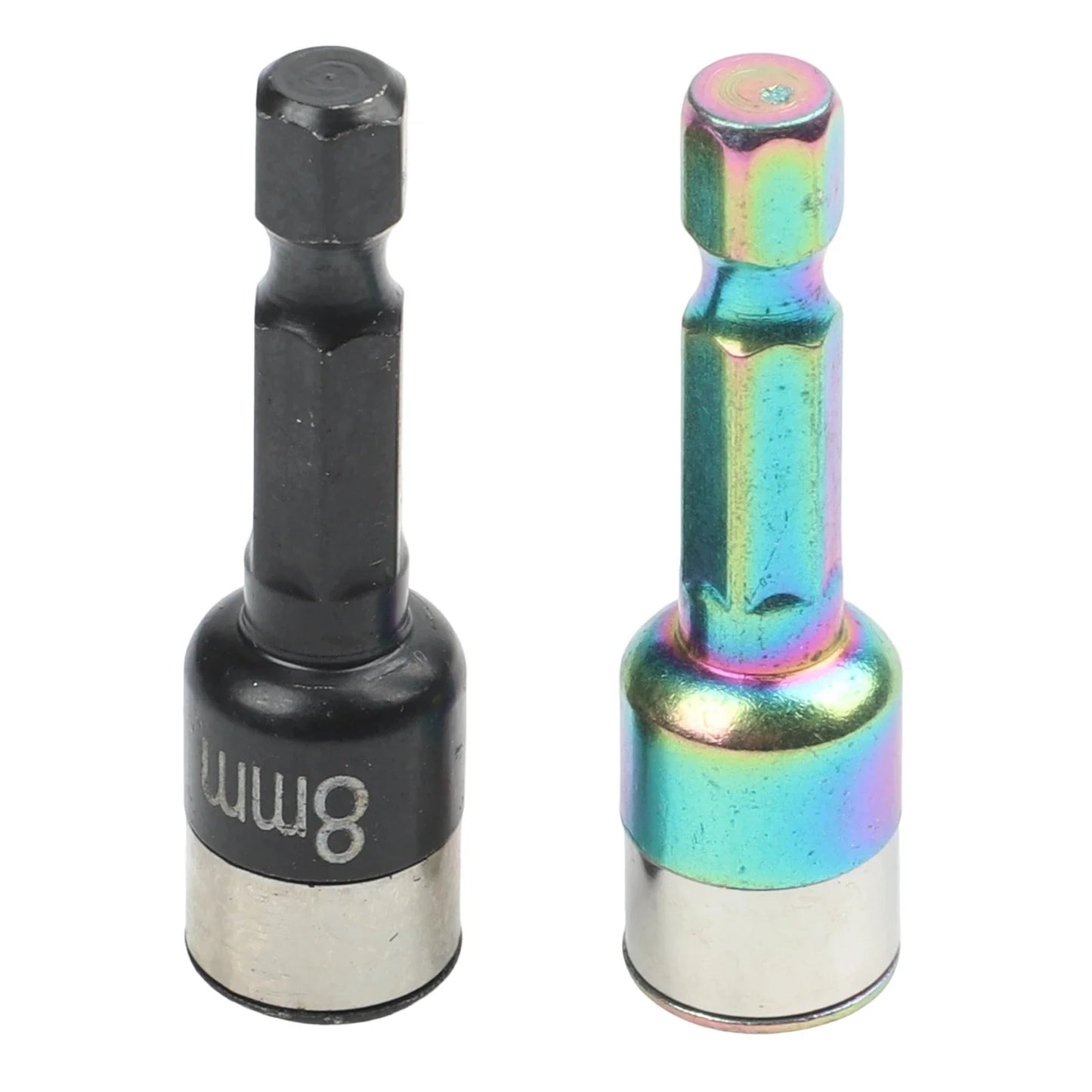8mm Hex Shank Impact Socket Nut Driver Bit & Chuck Adapter