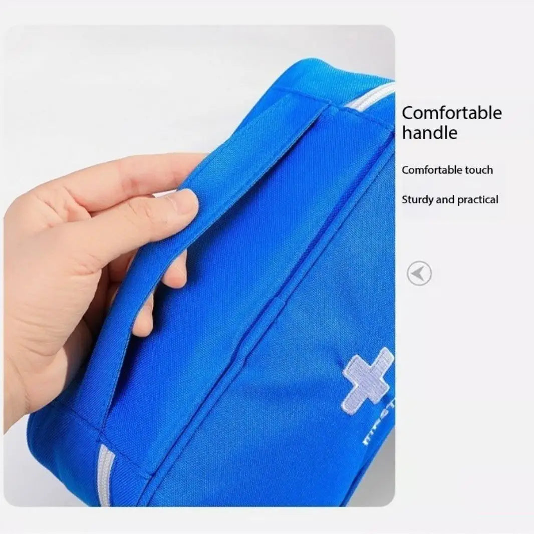 Trendy Health Medical Storage Bag, Oxford Fabric Travel Bag, Emergency Kit, Handheld Portable Home Organizer, First Aid Pack Peaceful Pleasures Health and Wellness