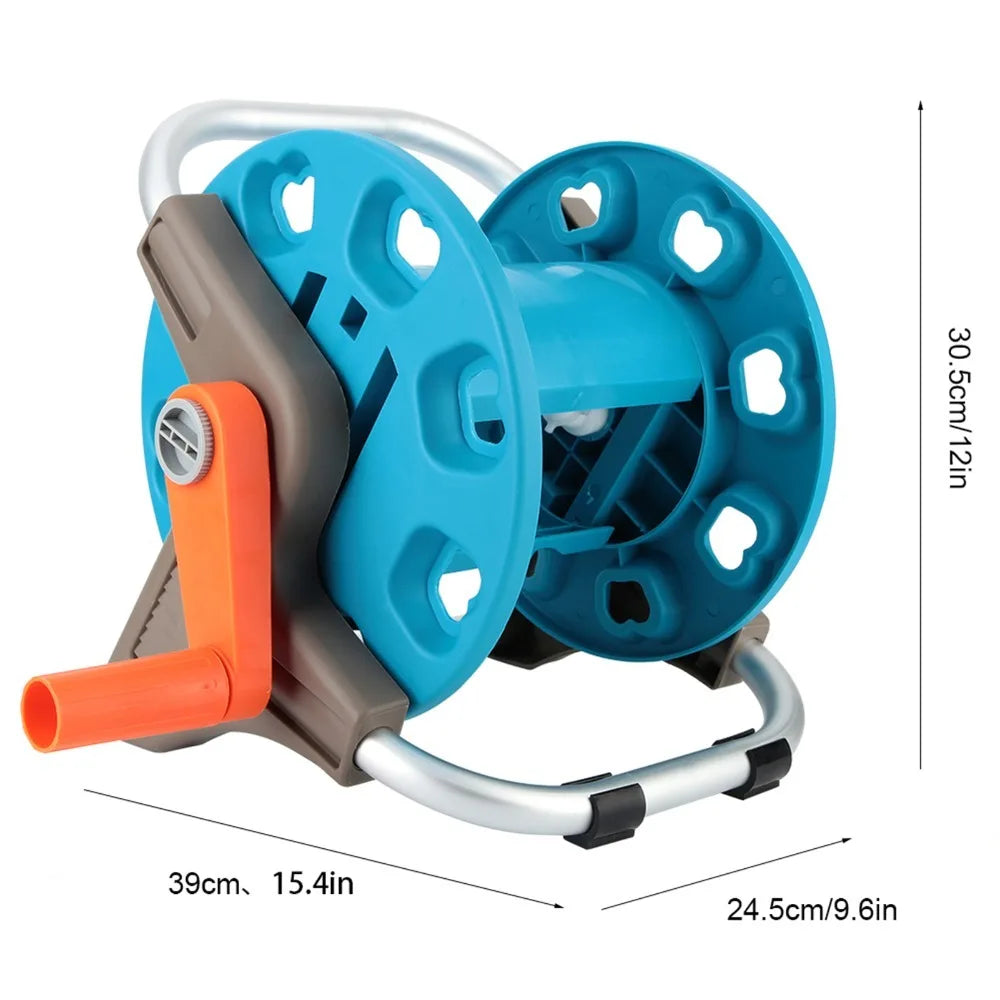 Portable Garden Hose Reel Cart – Lightweight Trolley & Hand Crank