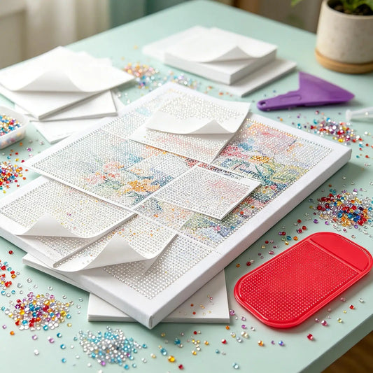 Double-Sided Non-Stick Rhinestone Painting Release Paper 400ct Craft Release Paper Peaceful Pleasures Health and Wellness CN