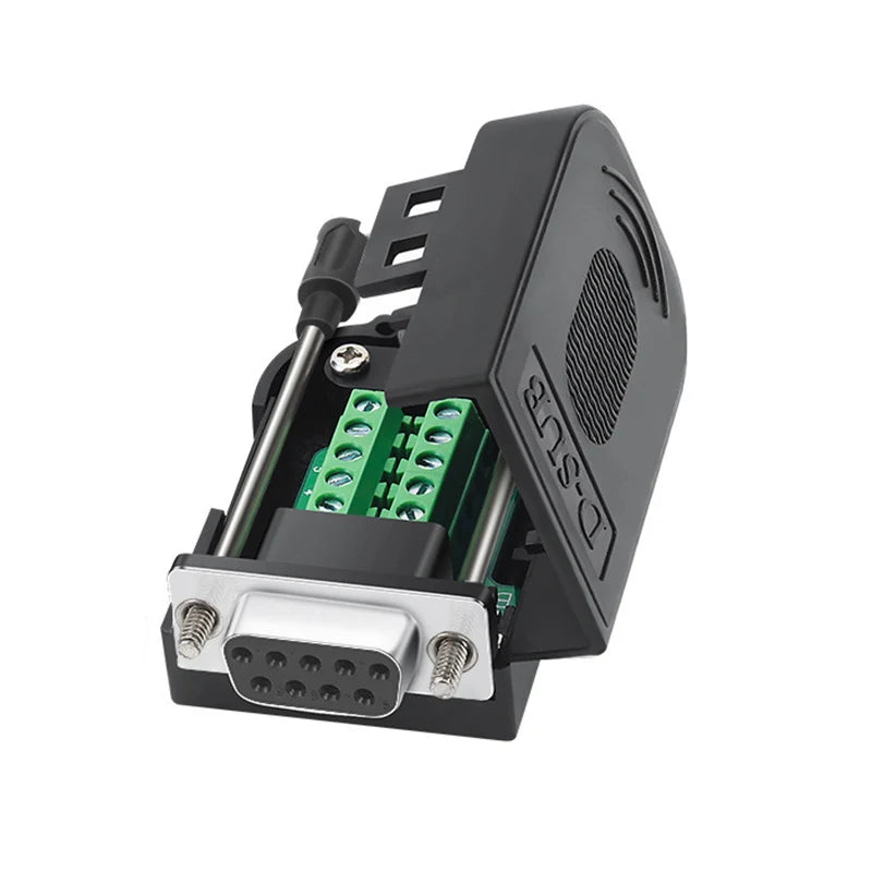 New DB9 Connector RS232 Male Female 9 Pin RS485 Breakout Terminals COM Connectors Peaceful Pleasures Health and Wellness