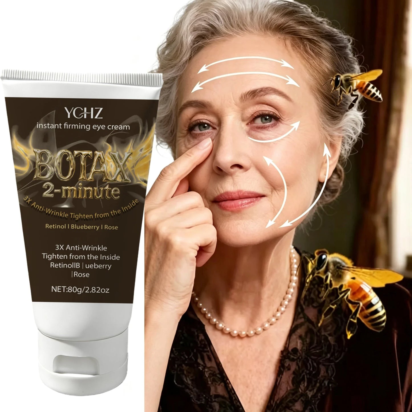 YCHZ Collagen Eye Cream – Firming, Brightening & Anti-Aging 80g