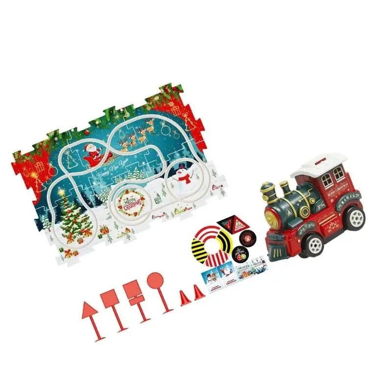 Kids Puzzle Train Track Toy Set | Ages 3+ Christmas Gift