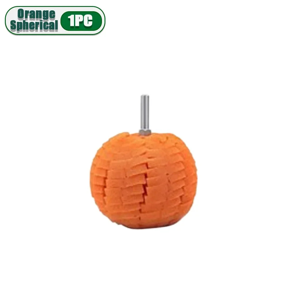 Car Wheel Hub Polishing Sponge Cone – Rim Cleaner Tool
