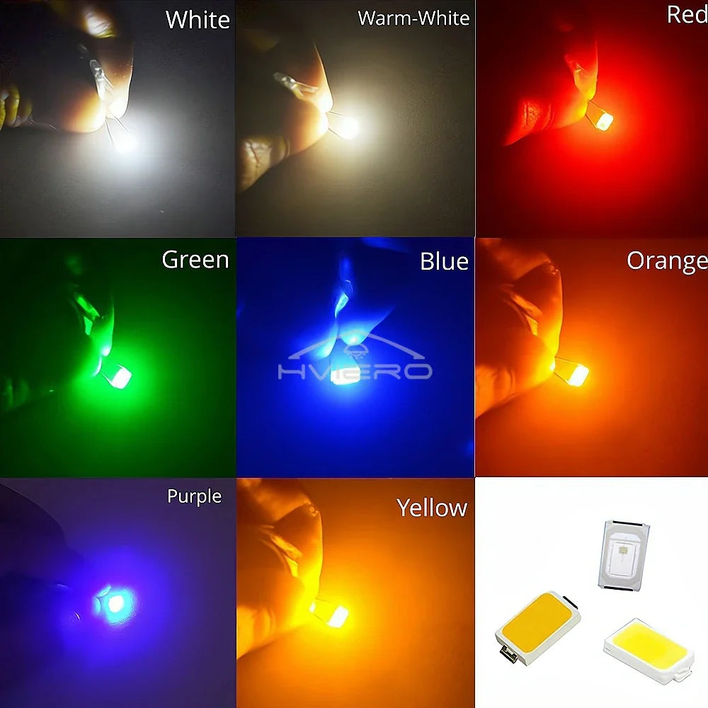 5730 SMD LED Chips 100/200pcs – Ultra Bright Multi-Color DIY