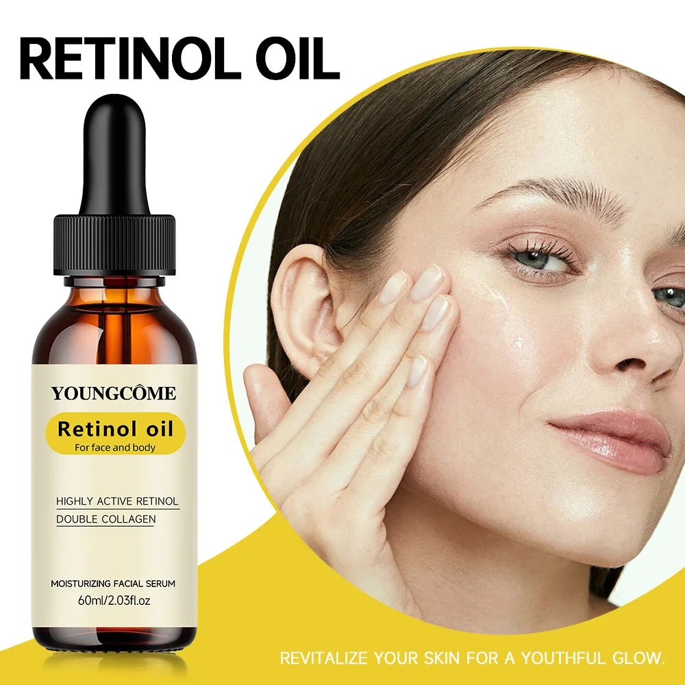 Retinol & Dual Collagen Facial Serum - Deep Hydration Essence for Supple Skin | Daily Nourishing Face Care Peaceful Pleasures Health and Wellness