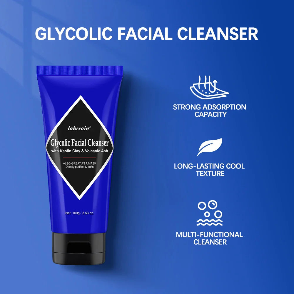 Glycolic Acid Clay Cleanser & Mask – Oil Control All Skin Types