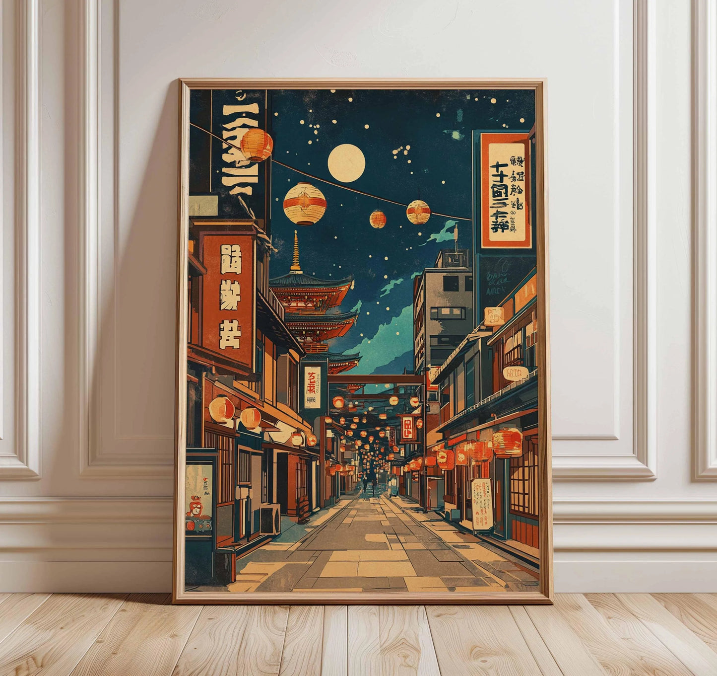 Anime Ramen Shop Canvas Print | Tokyo Street Wall Art