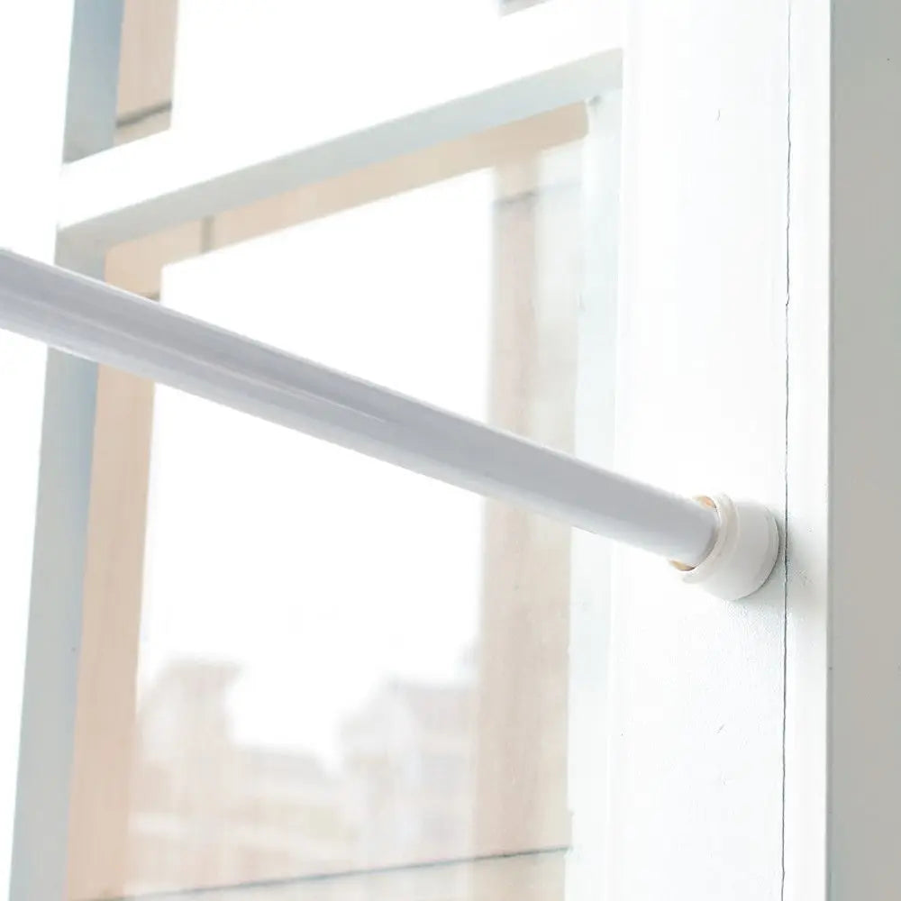 Adjustable Spring Telescopic Curtain Rod 18–110cm | No-Drill