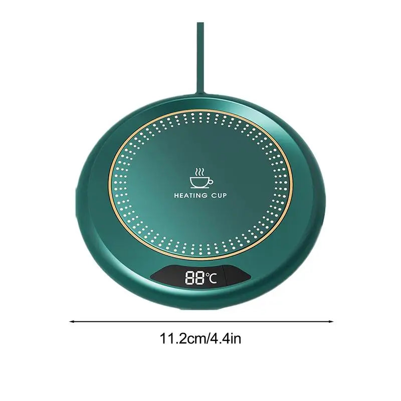USB Smart Cup Warmer – Digital Thermostatic Coffee Mug Heater