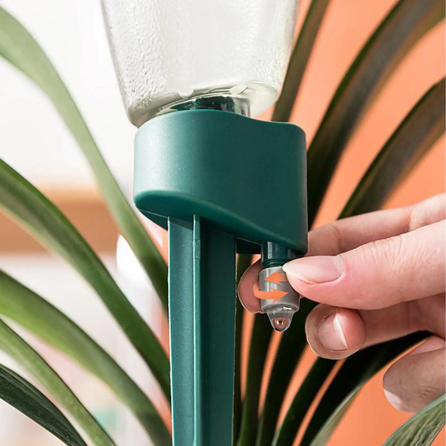 6-Pack Self-Watering Drip Irrigation Spikes for Indoor & Outdoor