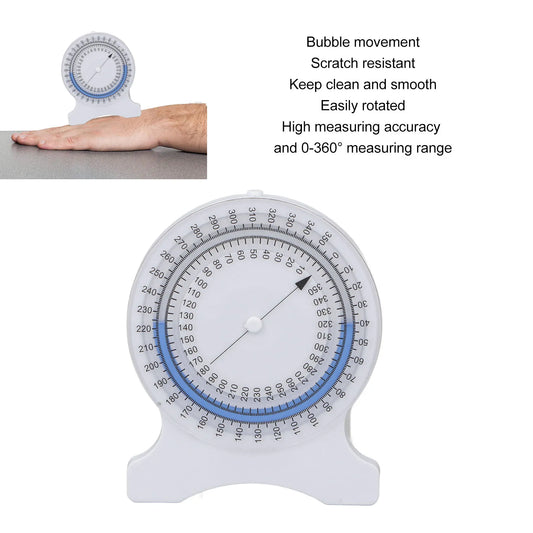 Therapy Inclinometer Inclinometer Gauge for Physical Therapy Non Leak Bubble Accurate Measurements for Students Professionals Peaceful Pleasures Health and Wellness