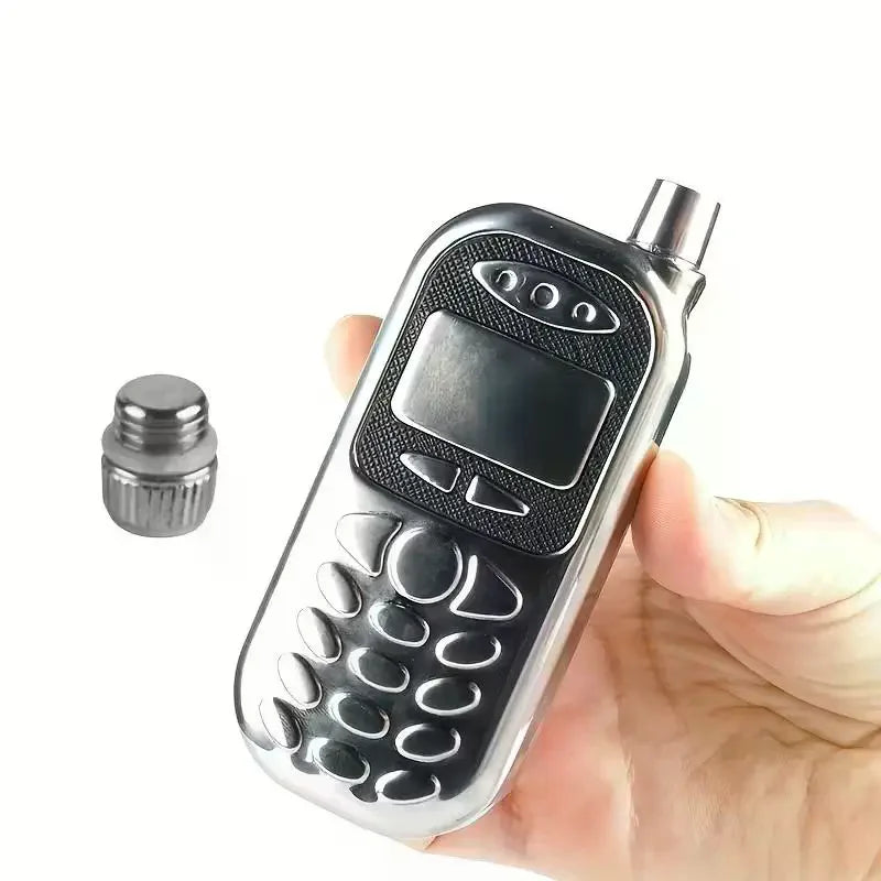 Retro Phone Hip Flask – 2.5oz Stainless Steel Whiskey Flask