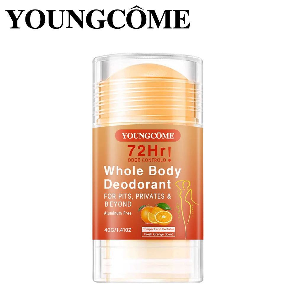 72 Hours Whole Body Deodorant Stick Anti Sweating Keep Drying Lasting Fragrance Remove Armpit Odor Underarm Refresh Sticks Peaceful Pleasures Health and Wellness