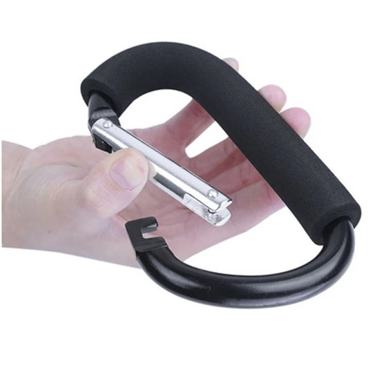Black Large D-type Sponge Mountaineering Buckle Lifting Multipurpose Outdoor Camping Tool Peaceful Pleasures Health and Wellness
