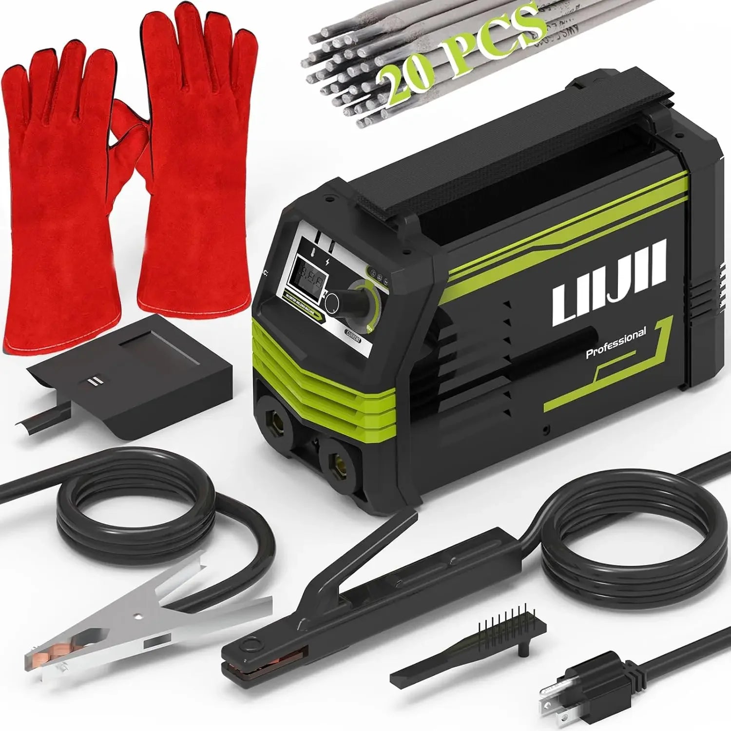 Portable 110V 250A MMA ARC Welder with Digital Display, IGBT Inverter & Hot Start Anti-stick Technology Peaceful Pleasures Health and Wellness United States