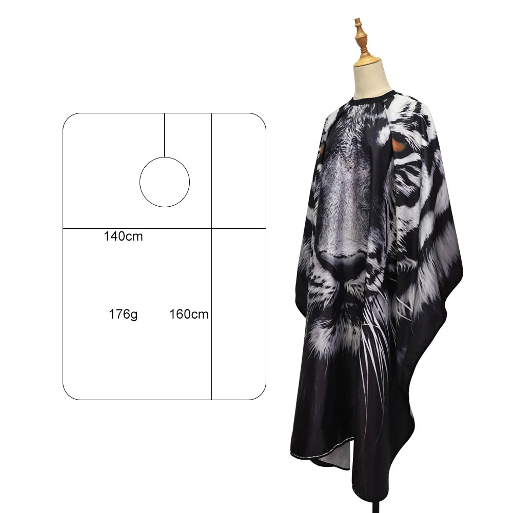 Barbershop Hairdresser Aprons Anti Static Haircut Capes Barber Salon Waterproof Aprons Lion Shawls Styling Tools Peaceful Pleasures Health and Wellness