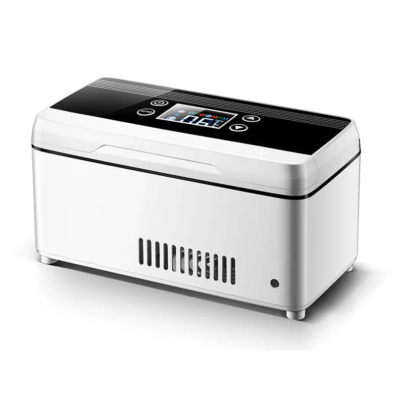 Portable USB Insulin Cooler Rechargeable Car Home Dual Use Mini Medicine Fridge for Growth Hormone Storage Peaceful Pleasures Health and Wellness As show Charging model