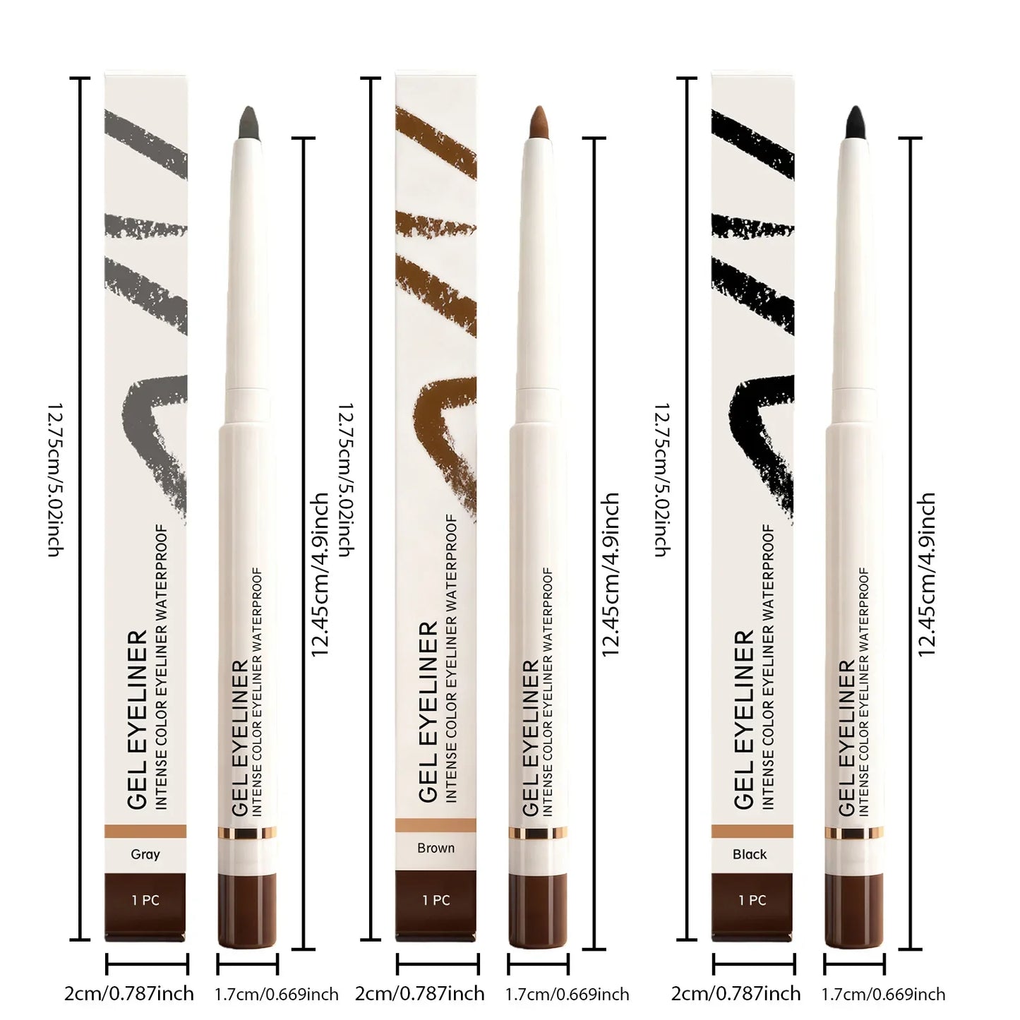 Waterproof Matte Eyeliner Pencil – Long-Lasting & Quick Dry