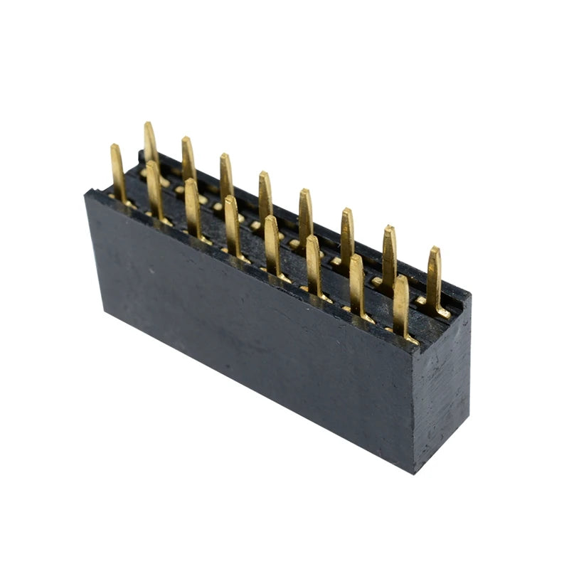 50pcs 2x8 Pin 2.54mm Double Row Female Pin Header 16P PCB Socket Connector Peaceful Pleasures Health and Wellness