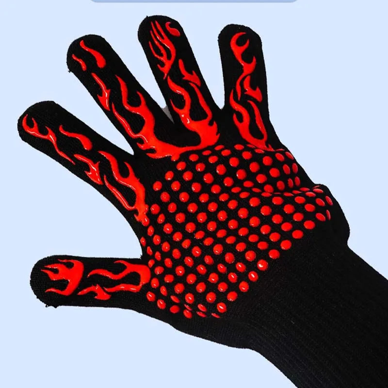 Silicone BBQ Gloves | Heat-Resistant Grilling & Oven Mitts