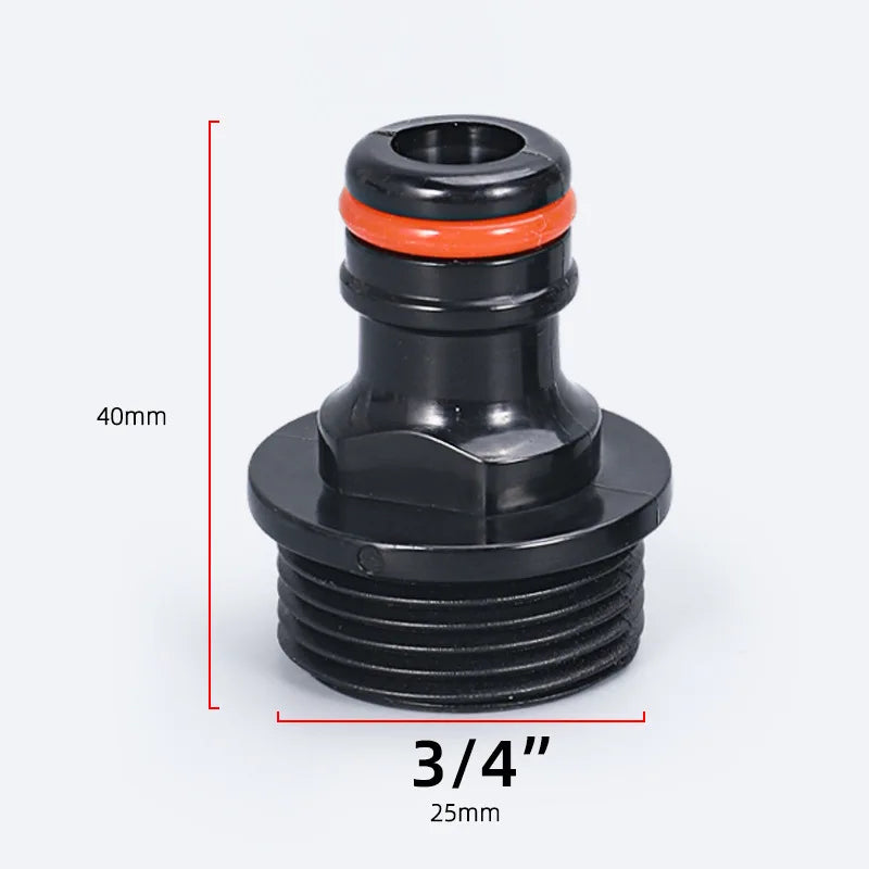 10-Pack 3/4" Garden Hose Quick Connect Adapter Fittings