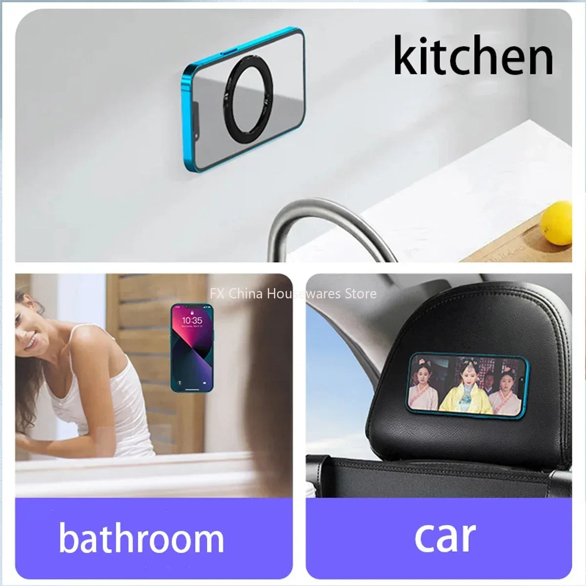The Magnetic Phone Holder Is Multi-functional and Suitable for Various Scenarios. Use The Adhesive Magnetic Phone Holder Peaceful Pleasures Health and Wellness