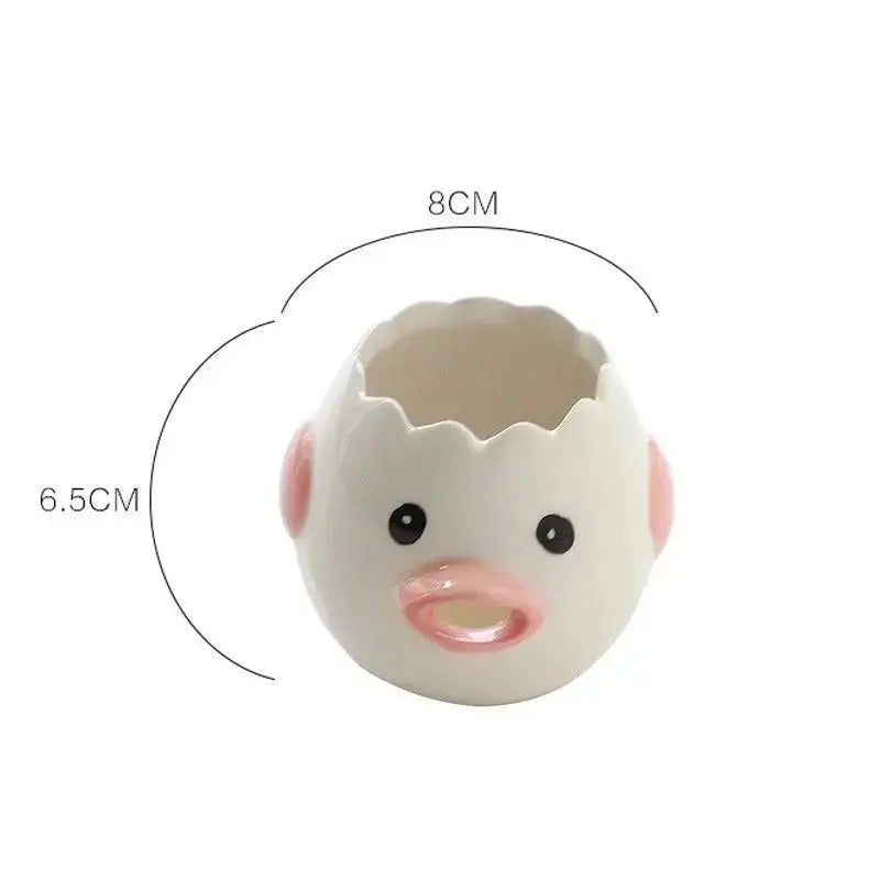 Funny Small Chick Separator Suitable Eggs Yolk White Ceramics