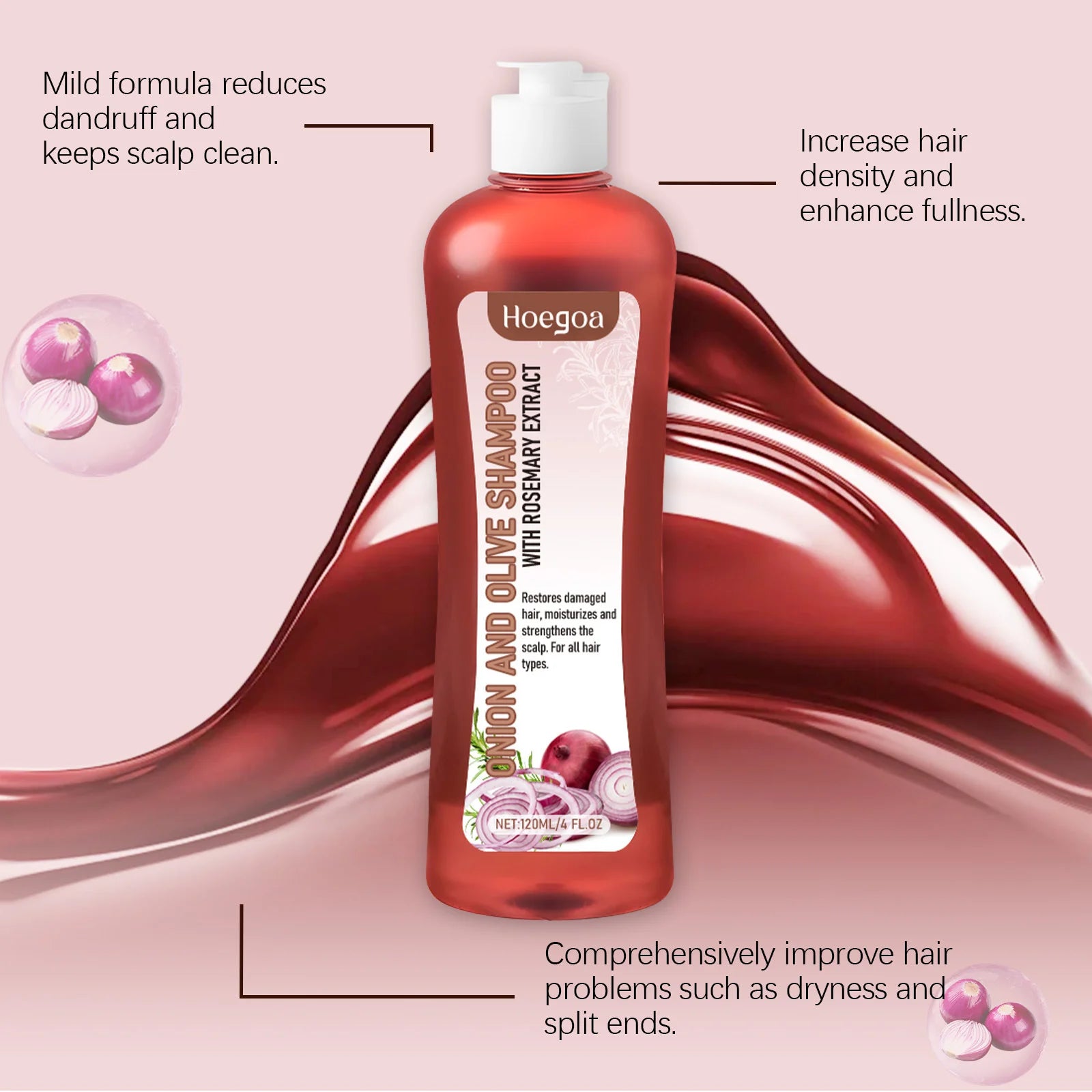Hair Growth Shampoo Conditioner Set Repairing Strengthen Root Deep Nourish Anti Frizzy Dry Hair Oil Control Smoothing Hair Care Peaceful Pleasures Health and Wellness
