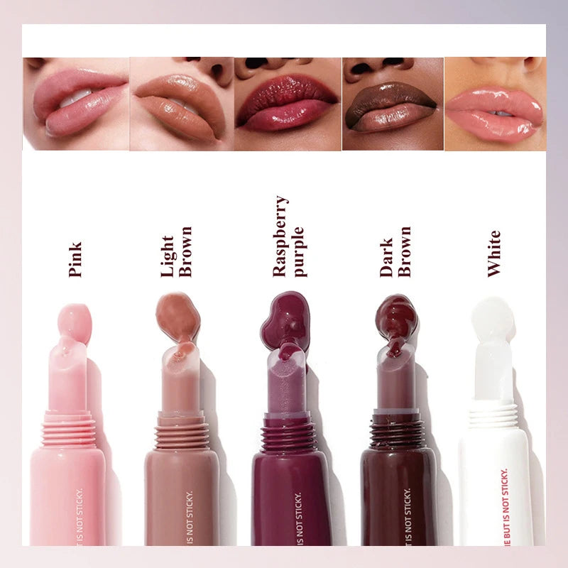 Moisturizing Mirror Lip Balm Gloss | Vanilla Mint Coffee Scents